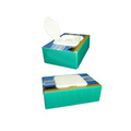 Wet Wipe Box with 40 Count Tissue Cleaning Papers